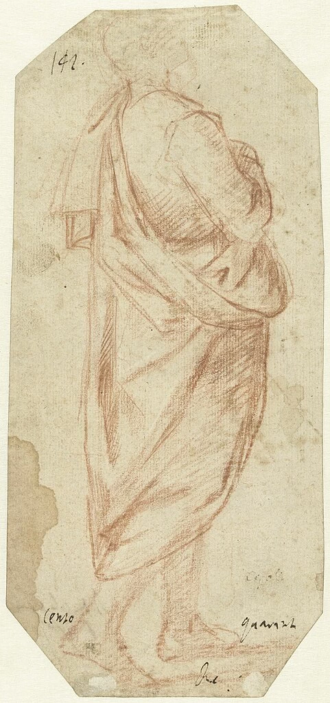 Giovanecon un ampio mantello - Rijksmuseum